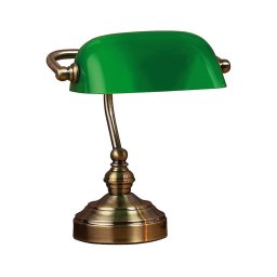 Markslöjd 105930 - Lâmpada de mesa BANKERS 1xE14/40W/230V