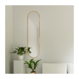 Baltica Design - Espelho de parede TINY BORDER 155x40 cm dourado