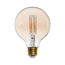 Lâmpada LED AMBER G95 E27/6,5W/230V 3200K