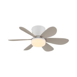 Globo 03625SA-LED Ventilador de teto regulável DELORES LED/5W/230V 2700-6500K bege + controlo remoto