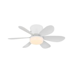Globo 03625W - Ventilador de teto LED dimerizável DELORES LED/5W/230V 2700-6500K branco + comando remoto