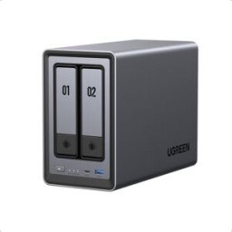 UGREEN NASync DXP2800 NAS Intel N100/8GB DDR5/2x Baías 3,5