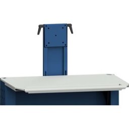 ANKE Suporte para monitor TFT , norma VESA, azul genciana, Suporte para monitor TFT, norma VESA, azul genciana. Fixação simples do monitor conforme a norma VESA MIS_D,75/100. Ajustável em altura de 1325 - 1465 mm. Só pode ser encomendado em conjunto com o
