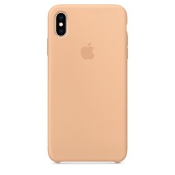 Capa de Silicone Laranja Claro iPhone XS Max