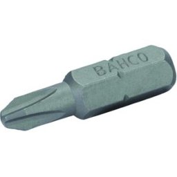 Pontas de aparafusadora standard 1/4" para parafusos Phillips para placas de gesso de PH2G - 25 mm - 30 Pcs/Caixa de plástico Bahco 59S/PH2G-30P