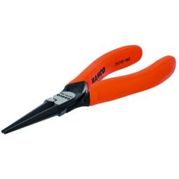 Alicates de pontas curvas com pegas de monomaterial e acabamento em fosfato(140 mm) Embalagem industrial Bahco 2521D-140IP