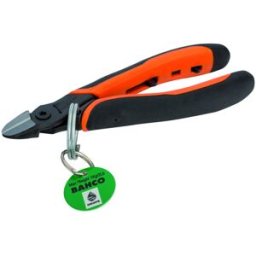 Alicate de corte lateral com anel de segurança Bahco TAH2101G-125
