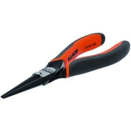 Alicates de pontas curvas ERGO™ com pegas de dois componentes e abertura automática e acabamento em fosfato(140 mm) Bahco 2521 G-140