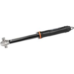 Chave dinamométrica de clique ajustável mecânica com escala marcada e cabeça de roquete fixa com placa metálica 40-200 Nm Bahco TAH73R-200