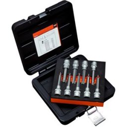Conjunto de chaves impacto 1/2' com bits Tx de segurança, apropriado para motores Bahco BE5101