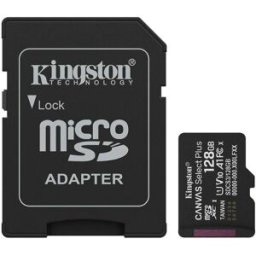 Cartão de Memória Canvas Select Plus Gen3 128GB MicroSDXC UHS-I Classe 10 + Adaptador - KINGSTON