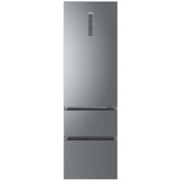 Frigorífico Combinado 371L Cinza - HAIER (NOVO - Dano Estético Traseira e Lateral)
