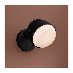 Eglo 390081 - Iluminação de parede UPANEMA 1xE27/28W/230V preto