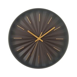 Globo B992533 - Relógio de parede Ø 30,5 cm 1xAA preto