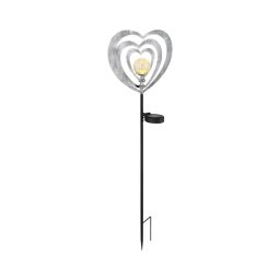 Globo 36580 - Candeeiro solar LED LED/0,06W/3V IP44 coração prateado