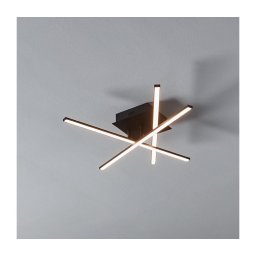 Eglo 55707 - Candeeiro de tecto LED 3xLED/3,5W/230V preto