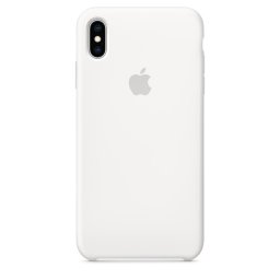 Capa de Silicone Branca iPhone X e XS
