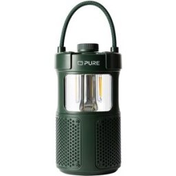 Coluna Portátil Bluetooth 20W c/ Iluminação LED (Verde) - PURE
