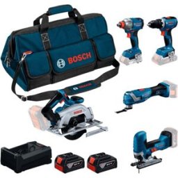 Kit Combo 5 Maquinas Professional 18V Bosch 0.615.A50.0BV