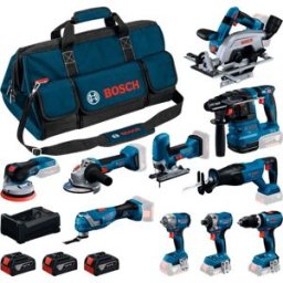 Kit Combo 9 Maquinas Professional 18V Bosch 0.615.A50.0EH