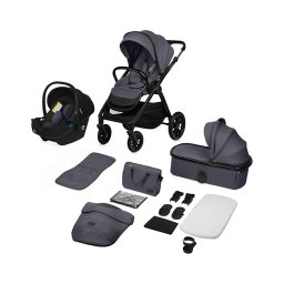Lionelo - Carrinho combinado 3 em 1 LAYLA Grey Stone