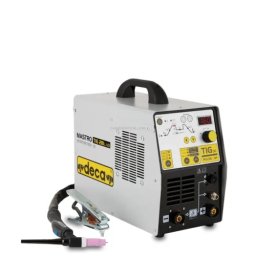 Máquina de Soldar TIG Inverter DECA MASTROTIG 218 DC LAB 230V 200A Com Acessórios