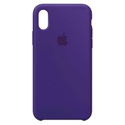 Capa de Silicone Roxa iPhone X e XS