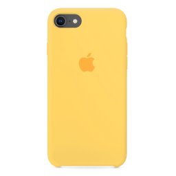 Capa de Silicone Amarela iPhone 7 8 SE