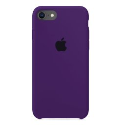 Capa de Silicone Roxa iPhone 7 8 SE