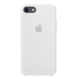 Capa de Silicone Branca iPhone 7 8 SE