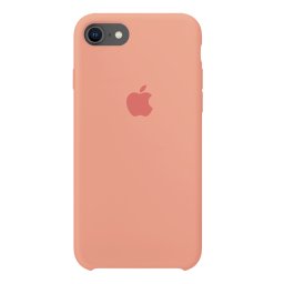 Capa de Silicone Laranja Claro iPhone 7 8 SE