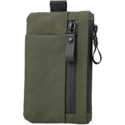 Alpaka Gear Zip Pouch Pro AD010190503 Dark Green, X-Pac VX21, carteira e organizador EDC