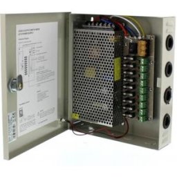 Caixa Segurança / Fonte Alimentação Comutada 12VDC 120W 10A (9 Saídas)