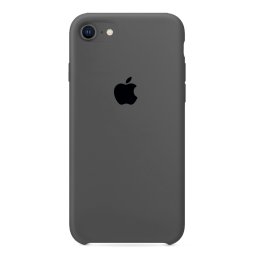 Capa de Silicone Cinzento Escuro iPhone 7 8 SE