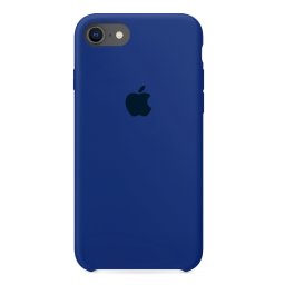 Capa de Silicone Azul Escuro iPhone 7 8 SE