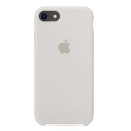 Capa de Silicone Bege iPhone 7 8 SE