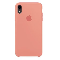 Capa de Silicone Laranja Claro iPhone XR