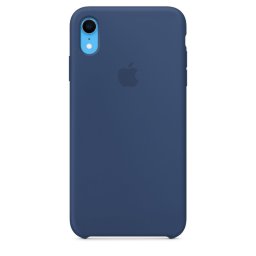 Capa de Silicone Azul Escuro iPhone XR