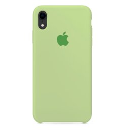 Capa de Silicone Menta iPhone XR