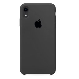Capa de Silicone Cinzento Escuro iPhone XR