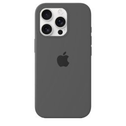 Capa de Silicone Cinzento Escuro iPhone 15 Pro Max