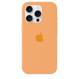 Capa de Silicone Laranja Claro iPhone 15 Pro Max