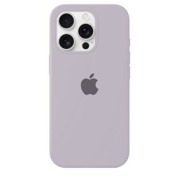 Capa de Silicone Rosa Acinzentado iPhone 16 Pro