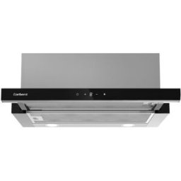 Exaustor Telescópico 3 Velocidades 168W ANETO660X (Preto/Inox) - CORBERÓ