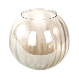 Vidro de reposição para lustre OTTICO E27 Ø 18 cm, castanho fumê
