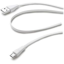 Cellular line Cabo de Dados Cellularline Tipo A/Micro-USB B USB 2.0 1m Branco