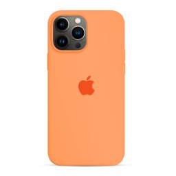 Capa de Silicone Laranja iPhone 14 Pro