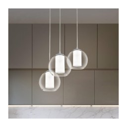 Eglo 92762 - Lustre suspenso com cabo BOLSANO 3xE27/60W