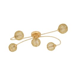 Eglo 97726 - Lustre de teto LED CARIS 1, montagem superficial, 5xG9/3W/230V