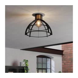 Eglo 43768 - Iluminação de teto STILLINGTON 1xE27/40W/230V preto